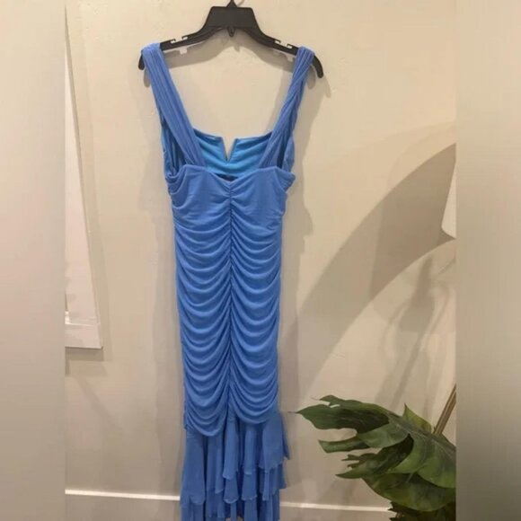 Michael Costello x REVOLVE Hilary Gown in Pale Blue - Picture 6 of 8